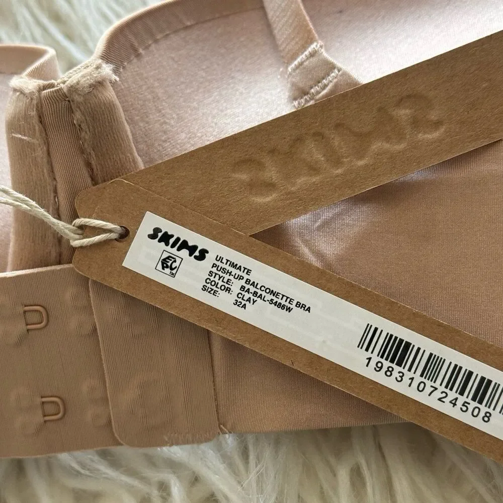 Skims Ultimate Balconette Push Up Bra Clay Size 32A - Picture 7 of 7